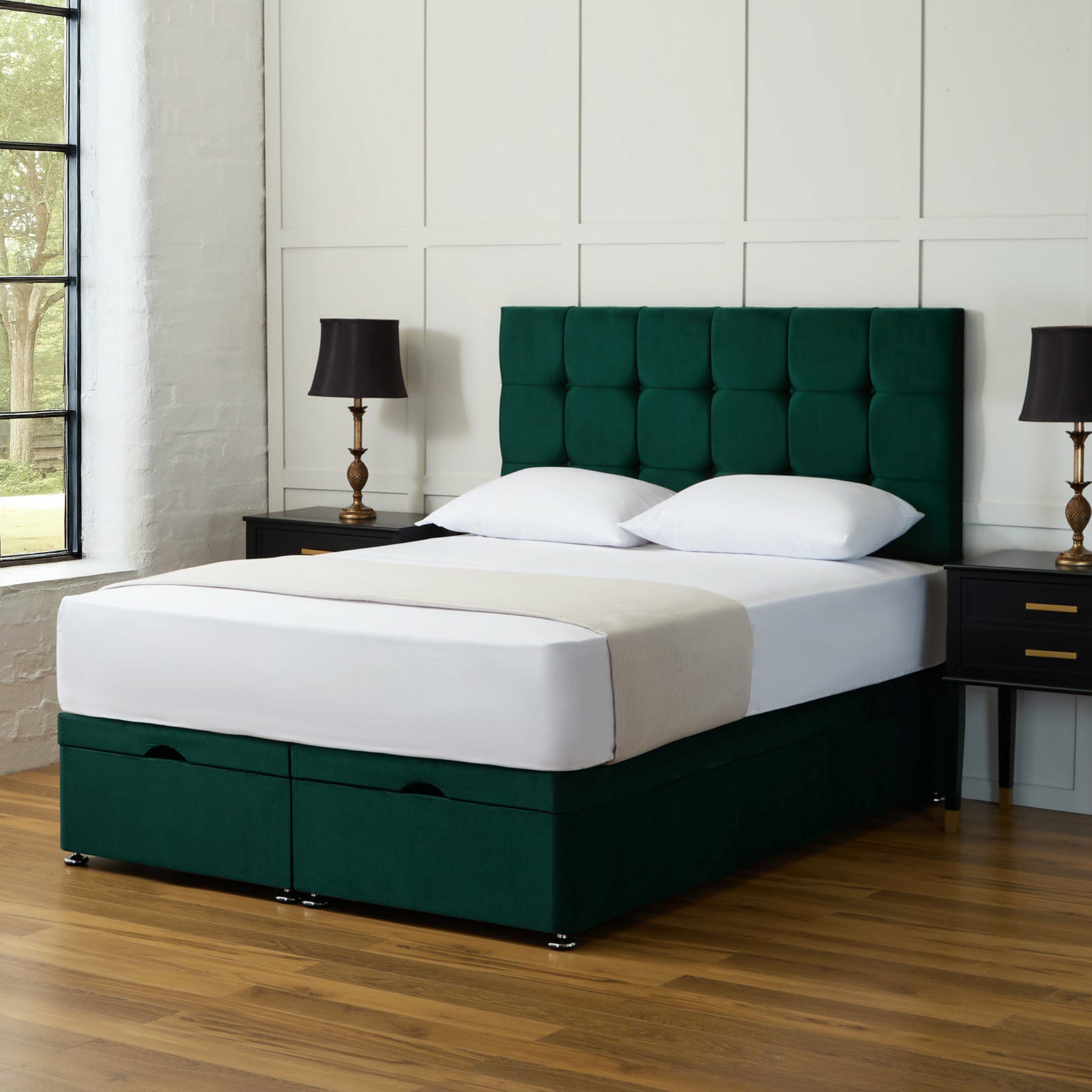 Cube Ottoman Divan Bed Set - Image 3