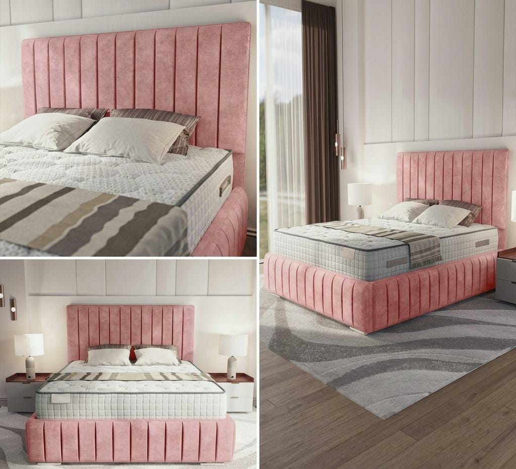 Milan Upholstered Bed - Image 4