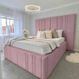 Sorreno Bed Frame With High Base and Headboard