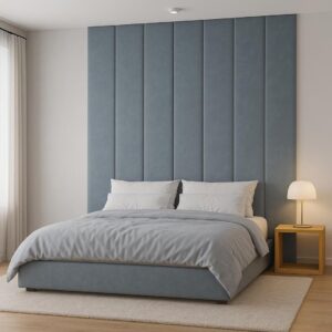 Yatin Upholstered Bed Frame with High Headboard